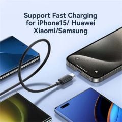 Cáp Sạc USAMS SJ691 | SJ696 | SJ701 Type-C to Type-C 60W Charger Cord 2m
