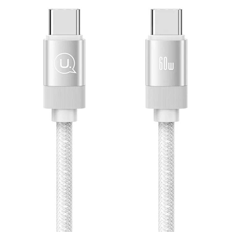 Cáp Sạc Nhanh Nam Châm Chống Rối USAMS Rui Series SJ704 Type-C To Type-C 60W