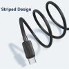 Cáp Sạc USAMS SJ688 | SJ693 | SJ698 KY Series USB to Type-C Striped Data Cord 3m
