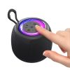 Loa Bluetooth Di Động Mini USAMS YX014 (Bluetooth v5.3, 1200mAh, Subwoofer, with Colorful Light, 360° Surround Sound)