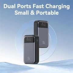 Pin Dự Phòng USAMS CD221 PB74 10000mAh 33W (Digital Display)