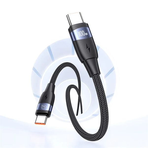 Cáp sạc USAMS SJ632 | SJ633 U85 Type-C to Type-C Braided Cable PD 100W