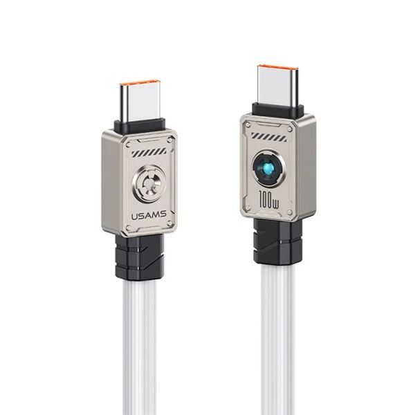 Cáp Sạc USAMS SJ684 Type-C to Type-C 100W Data Cord 1.2m