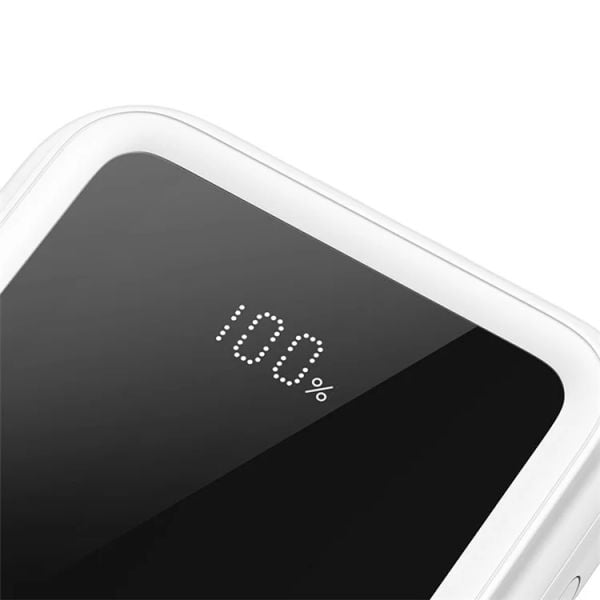 Pin Dự Phòng USAMS CD194 10000mAh 10W (Dual-Port, Digital Display, with M+L+C Built-in Cables)