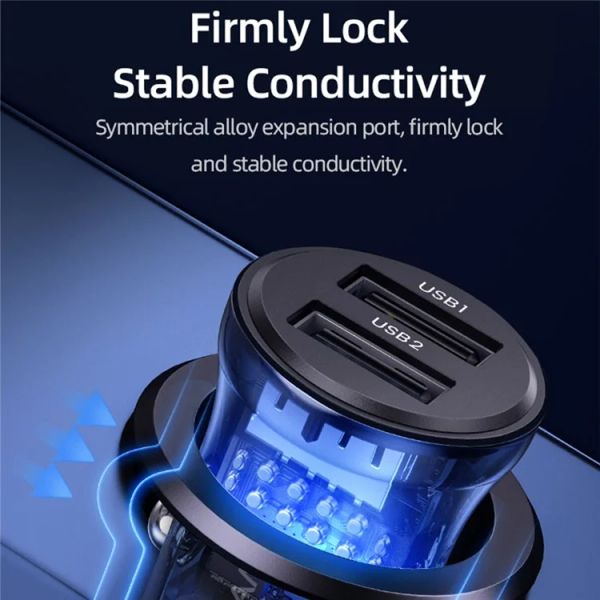 Tẩu Sạc Xe Hơi USAMS CC162 C31 Trong Suất 15W