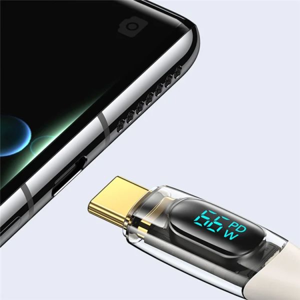 Cáp Sạc USAMS SJ592 | SJ593 USB-A to Type-C 66W Data Cord Shadow Series