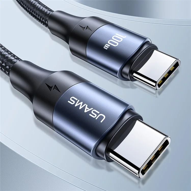 Cáp Sạc USAMS SJ524 | SJ525 | SJ526 U71 Aluminum Alloy Type-C To Type-C 100W