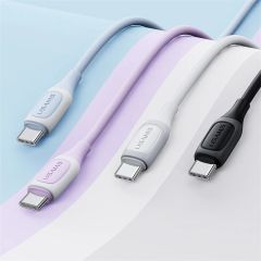 Cáp Sạc USAMS SJ596 Type-C 3A Bicolor Soft PVC Jelly Series