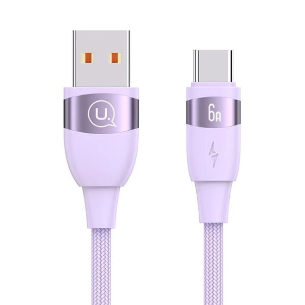 Cáp Sạc USAMS SJ630 | SJ631 U85 USB-A to Type-C Aluminum Alloy Braided Data Cord