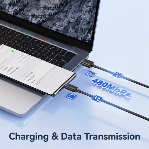 Cáp Sạc USAMS SJ688 | SJ693 | SJ698 KY Series USB to Type-C Striped Data Cord 3m