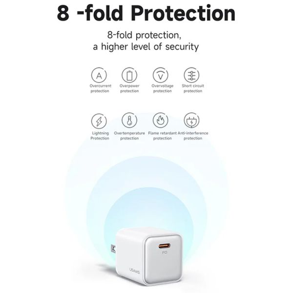 Củ Sạc Nhanh USAMS CC184 Fast Charging 1C Series PD 20W
