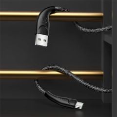 Cáp Sạc Nhanh USB to Type-C USAMS U41 (1M, Nylon Braided)