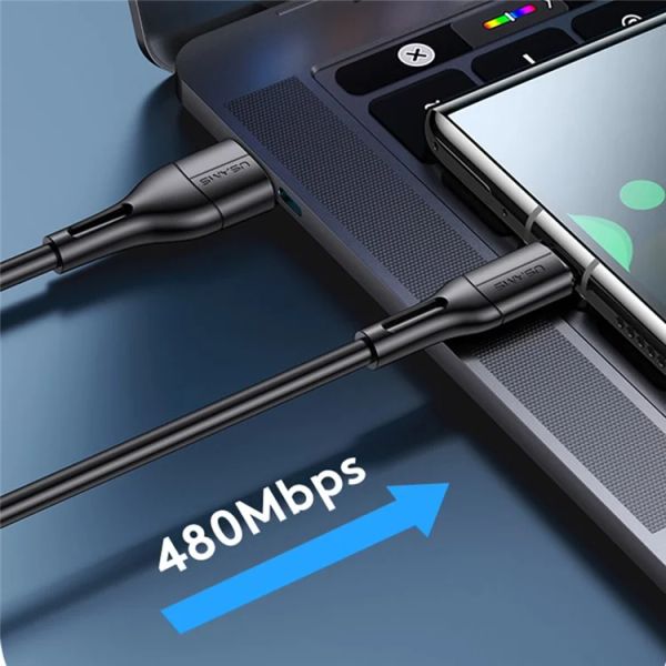 Cáp Sạc USAMS SJ501 U68 1m Type-C Fast Charging Mobile Phone Charger Data Cord