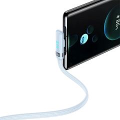 Cáp Sạc USAMS Wind Series SJ651 USB-A to Type-C Right-angle Digital Display Cord