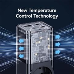 Bộ Sạc Nhanh Tích Hợp Dây Nguồn Nối Dài USAMS CC225 67W 4-port Fast Charging Adapter 3 Type-C+1 USB 2200W