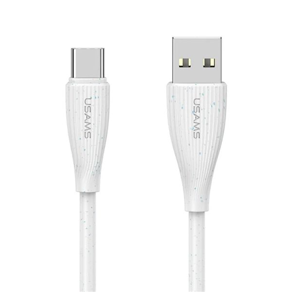 Cáp Sạc Nhanh Truyền Dữ Liệu USAMS SJ714 Green Series 1m USB to Type-C Cable 3A