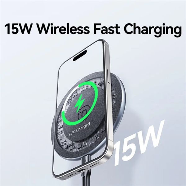 Đế Sạc Không Dây USAMS CD223 15W Ultra Slim Wireless Charging Pad