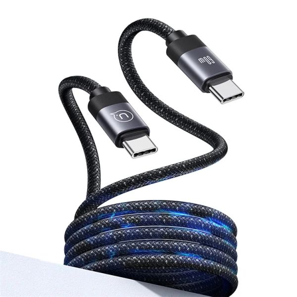 Cáp Sạc USAMS Rui Series SJ704 Type-C To Type-C 60W Magnetic Charging Cable 1m