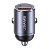 Tẩu Sạc Dành Cho Ô Tô USAMS CC206 C38 PD 30W USB A+C (with Pull Ring)
