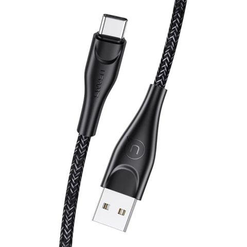 Cáp Sạc Nhanh USB to Type-C USAMS U41 (2A, 2M, Nylon Braided)