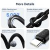 Cáp Sạc USAMS SJ688 | SJ693 | SJ698 KY Series USB to Type-C Striped Data Cord 3m