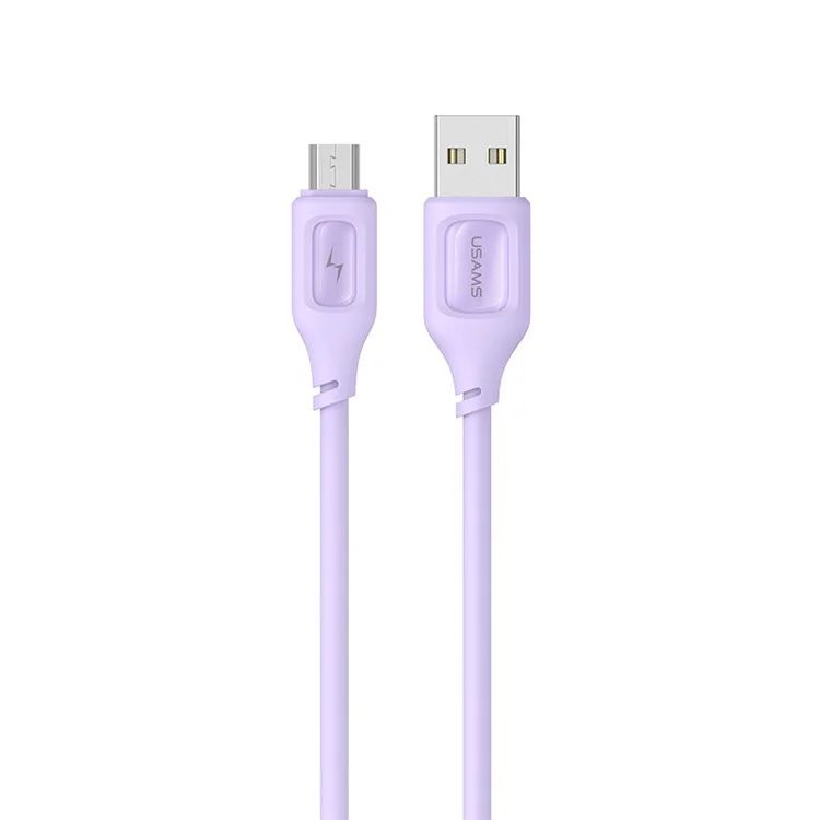 Cáp Sạc USAMS SJ620 USB to Micro USB 2A Silicone with Epoxy Shell