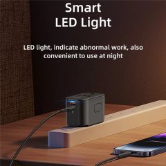 Bộ Sạc Du Lịch USAMS CC179 T59 Dual USB + Type-C PD 20W (US/UK/EU/CN Plug)