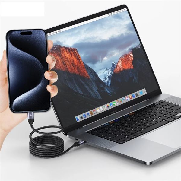 Cáp Sạc USAMS Rui Series SJ704 Type-C To Type-C 60W Magnetic Charging Cable 1m