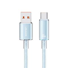 Cáp Cạc USAMS SJ658 Cloud Series USB-A to Type-C Braided Data with Light