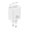 Bộ Sạc Nhanh Tích Hợp Cáp Dây Rút USAMS CC233 20W GaN Charger PD3.0+QC3.0