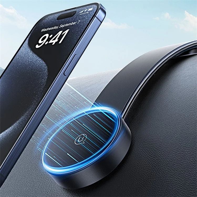 Giá Đỡ Điện Thoại Nam Châm Trên Ô Tô USAMS ZJ079 (Xoay 180°)