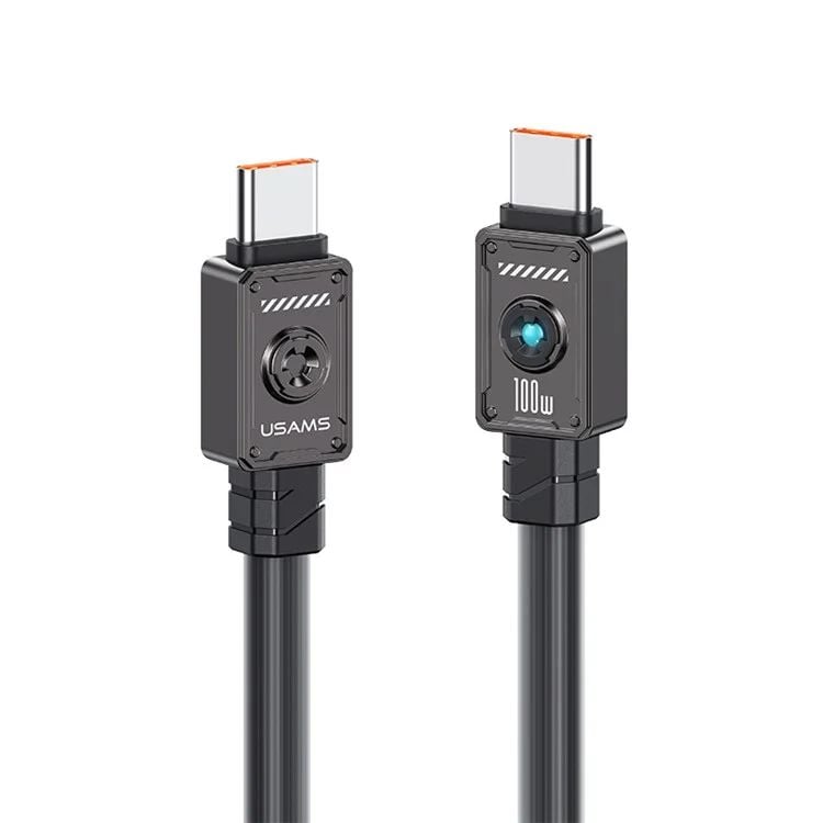 Cáp Sạc USAMS SJ684 Type-C to Type-C 100W Data Cord 1.2m