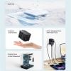Bộ Sạc Nhanh Du Lịch Đa Năng 2C+U USAMS CC199 T62 GaN 65W (EU/UK/AU/US)