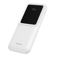 Pin Dự Phòng USAMS CD194 10000mAh 10W (Dual-Port, Digital Display, with M+L+C Built-in Cables)