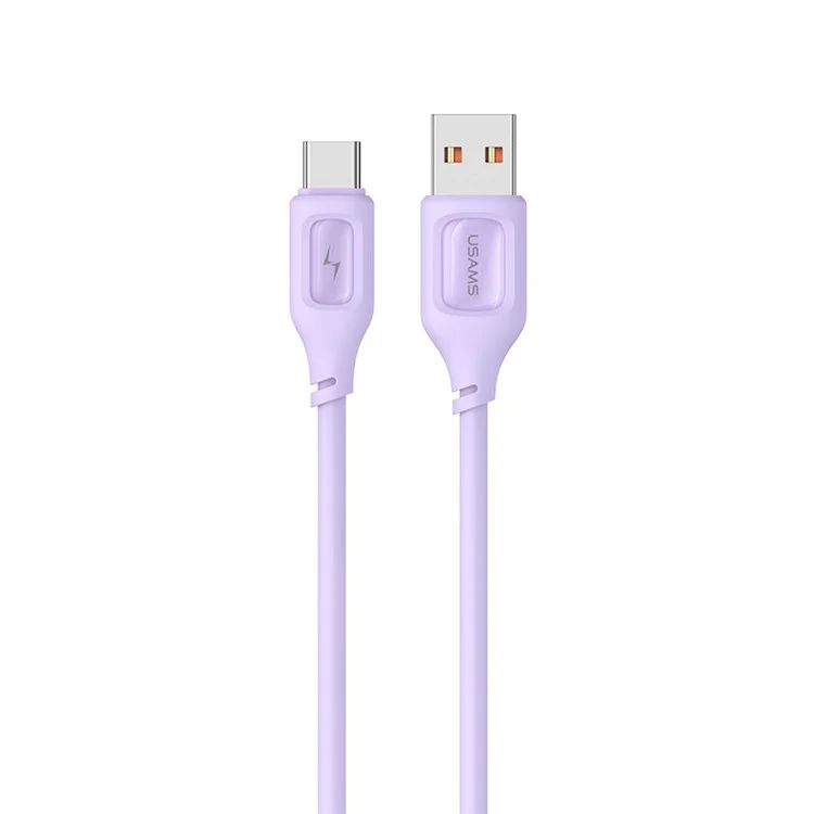 Cáp Sạc USAMS SJ619 USB to Type-C 3A Cord Epoxy Shell Silicone