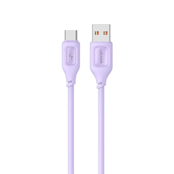 Cáp Sạc USAMS SJ619 USB to Type-C 3A Cord Epoxy Shell Silicone