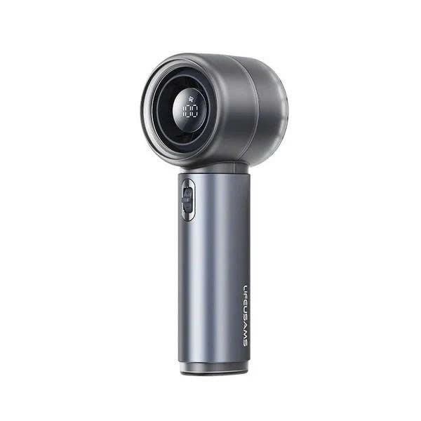 Quạt Cầm Tay USAMS LU03 4.7W (With lanyard hole, 100-Level Stepless Speed Adjustment, Smart Digital Display, 4000mAh, Supports 18W fast charging)