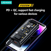 Pin Dự Phòng sạc nhanh nhỏ gọn USAMS CD189 9000mAh 20W (Digital Display, USB+Type-C port, Trong suốt, PD + QC3.0)