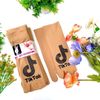 Sét Vớ Da Xỏ Ngón Set 10 Đôi Chống Trượt Dập silicon Hình Tik Tok , mang qua mắt cá chân SKA TIKTOK