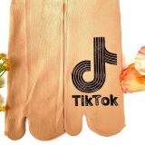 Sét Vớ Da Xỏ Ngón Set 10 Đôi Chống Trượt Dập silicon Hình Tik Tok , mang qua mắt cá chân SKA TIKTOK