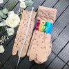 Tất lụa set 10 đôi da nữ xỏ ngón hoạ tiết đơn giản NO:201 mẫu full hoa