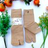 Tất Nữ Xỏ Ngón Set 10 Đôi Cổ Cao Anam-1105 Chất Xốp Nhiều Màu Dày Dặn Mềm Mịn Co Giãn Tốt Phối Họa Tiết Hoa Thêu Nổi