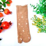 Tất Da Nữ Xỏ Ngón 10 đôi sKA Nam Cổ Bèo Chất Siêu Dày Dặn Mềm Mịn Co Giãn Tốt Phối Họa Tiết Thời Trang