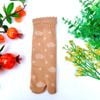 Tất Da Nữ Xỏ Ngón 10 đôi sKA Nam Cổ Bèo Chất Siêu Dày Dặn Mềm Mịn Co Giãn Tốt Phối Họa Tiết Thời Trang