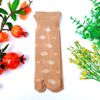 Tất Da Nữ Xỏ Ngón 10 đôi sKA Nam Cổ Bèo Chất Siêu Dày Dặn Mềm Mịn Co Giãn Tốt Phối Họa Tiết Thời Trang