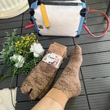 Tất Da Nữ Set 10 Đôi Xỏ Ngón Chất Liệu Dày Dặn Mềm Mịn Co Giãn Tốt Dễ Phối Đồ mã bông chìm Chen Chen 700