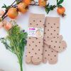 Tất Da xỏ ngón set 10 đôi hoạ tiết bông hoa nhỏ - qua mắt cá chân