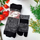 Tất Da Nữ Set 10 Đôi Xỏ Ngón Chất Liệu Dày Dặn Mềm Mịn Co Giãn Tốt Dễ Phối Đồ mã bông chìm Chen Chen 700