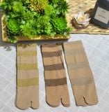 Tất nữa HÀNG MỚI VỀ Set 10 Đôi Xỏ Ngón Phối kim tuyến Chất Liệu Dày Dặn Mềm Mịn Co Giãn Tốt Dễ Phối Đồ 6121