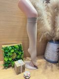 Tất Da Nữ Set 10 Đôi Xỏ Ngón GỐI trơn gai  2040 - GVG Chất Liệu Dày Dặn Co Giãn Tốt